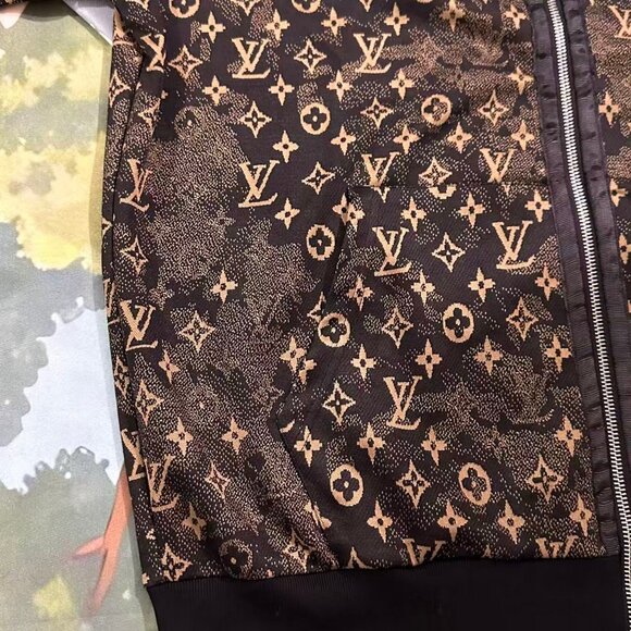 Louis Vuitton Monogram Baseball Jacket, Black - Picture 4 of 6